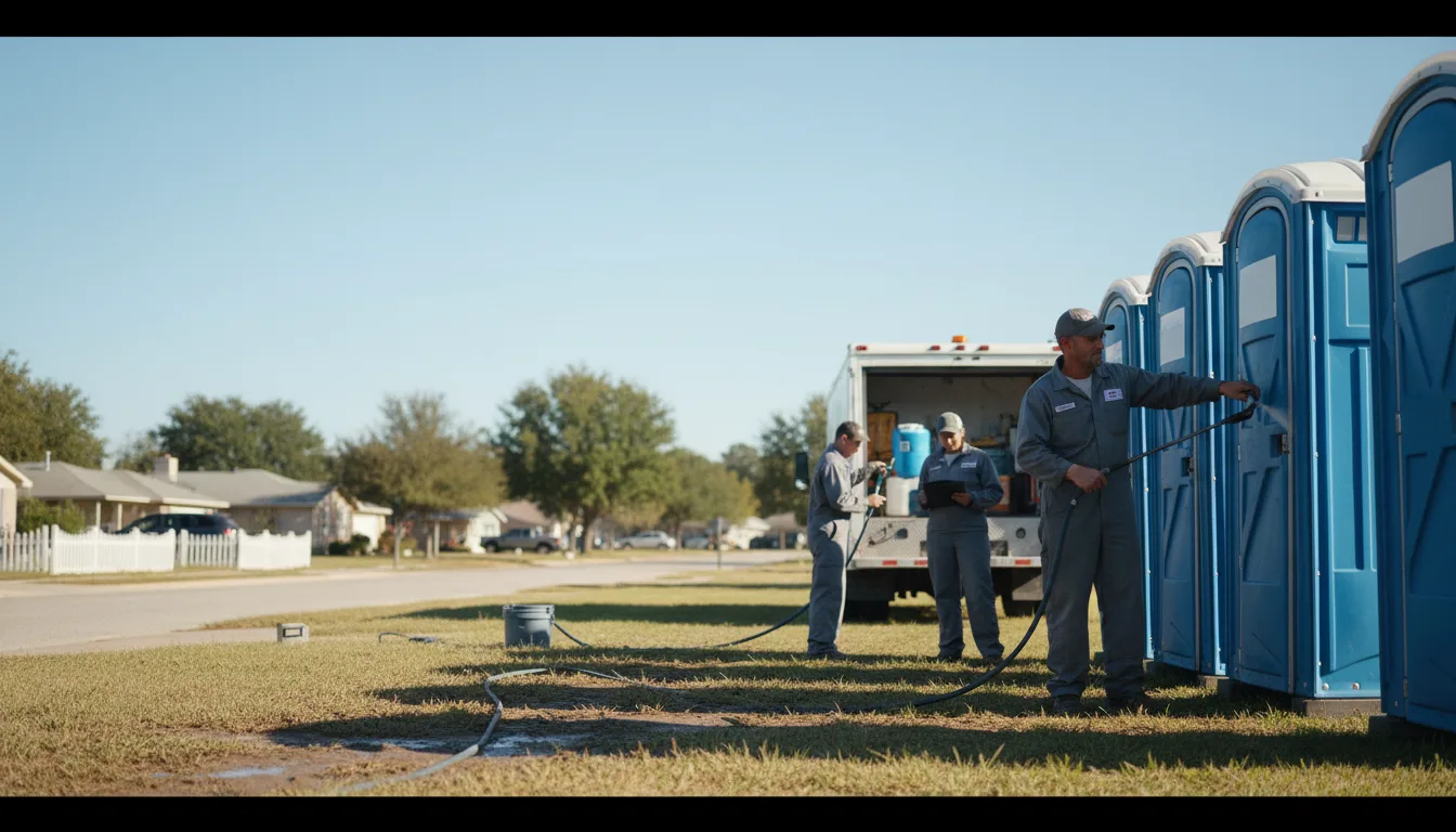 Long-Term Portable Toilet Rental in Bowerston, OH near me